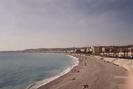 Beach and Baie 

des Anges, Nice